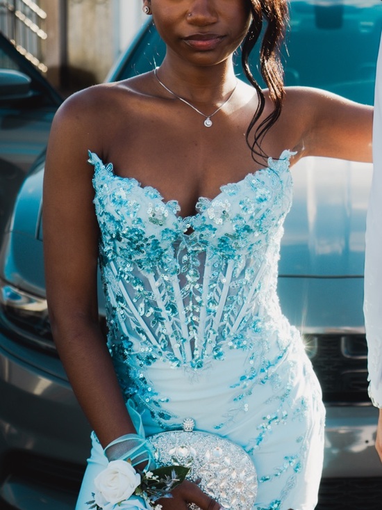 Baby Blue Prom dress!